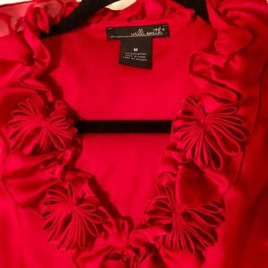 True Red Sleeveless Gorgeous Top